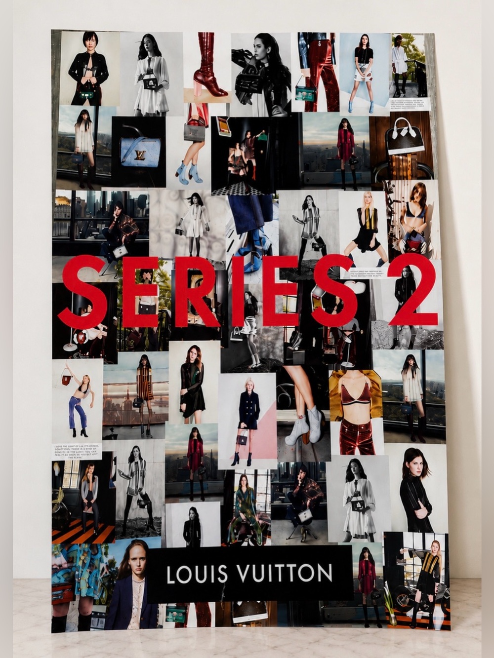 LOUIS VUITTON Fashion Poster Exhibition Series 2 2015 RTW Collection Travel Tags